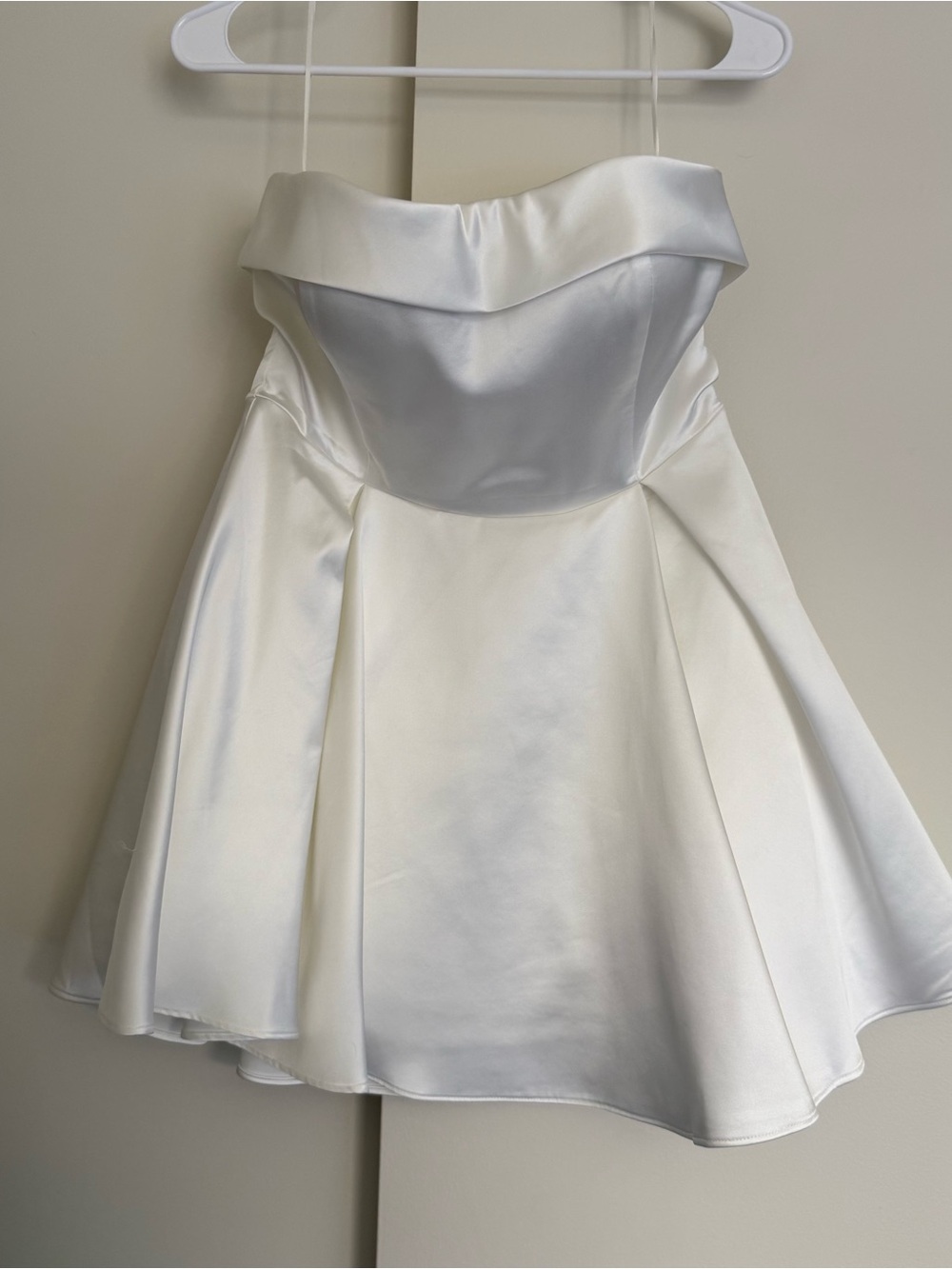Meshki Eileen mini dress white US M - Picture 3 of 5